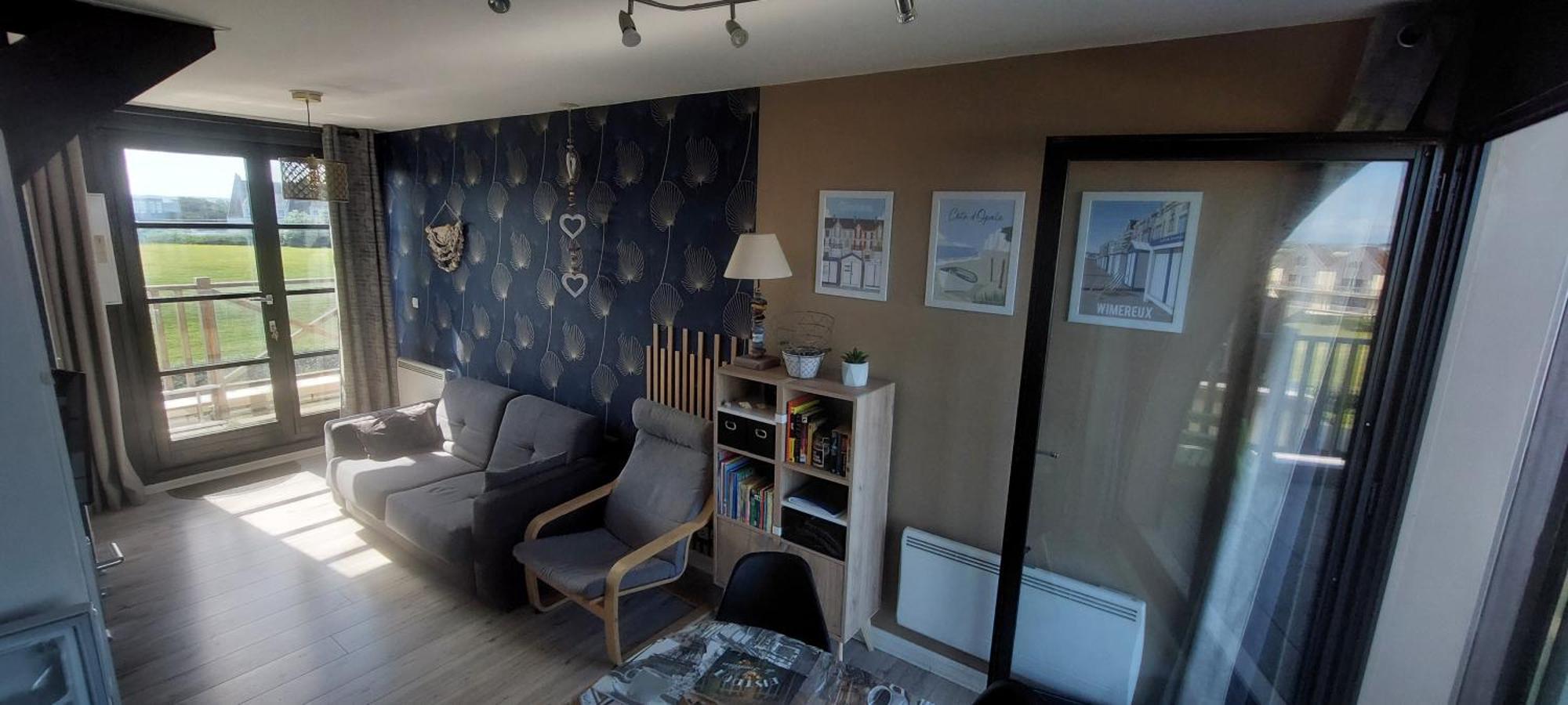 Le 246 - Duplex face à la mer pour 4 personnes, Wifi, TV full Sat, Parking Wimereux Exterior foto